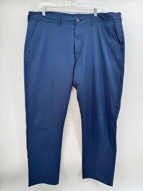 J.Crew Flex Pants Mens 38X32 Straight‎ Fit Blue.